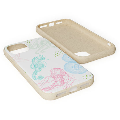 Pastel Coast Biodegradable Phone Case for IPhone and Samsung Galaxy