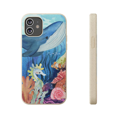 Whale Song Biodegradable Phone Case